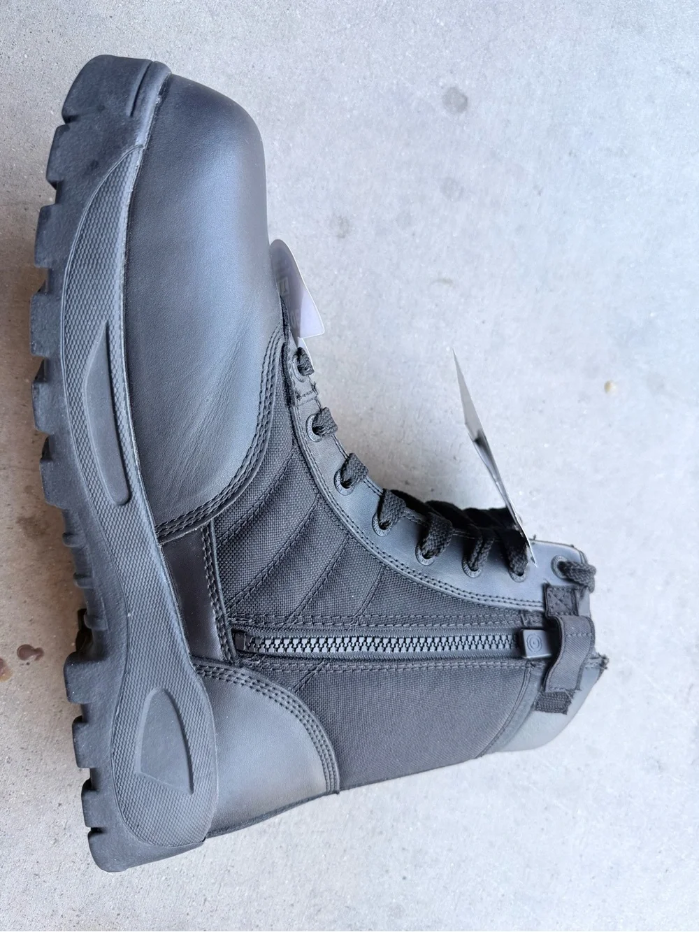 Men's Black Safety Toe Tactical Boots